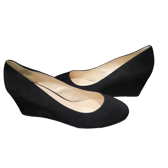 Nine West Suede Wedge Heels Aize 9.5 - Picture 1 of 7